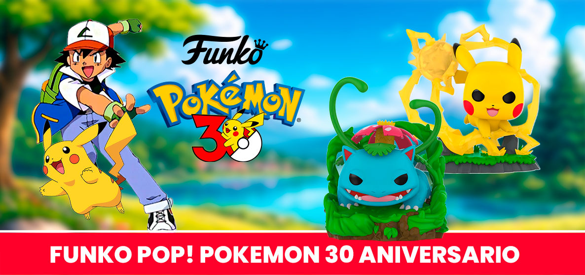 Celebra 30 años de aventuras con Pikachu y compañía